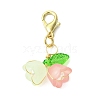 ABS Plastic Imitation Pearl & Acrylic Pendants Decoration HJEW-JM02977-4