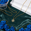 30Pcs Iron Ball Chain Necklace Making MAK-SP0001-08G-4