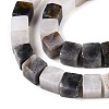 Natural Eagle Eye Stone Beads Strands G-T139-6x6-28A-3