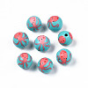 Handmade Polymer Clay Beads CLAY-S092-68-1