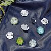 Unicraftale 36Pcs 3 Style 304 Stainless Steel Brooch Cabochon Settings STAS-UN0029-40-3