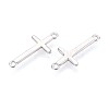925 Sterling Silver Connector Charms STER-N016-98P-2