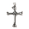 304 Stainless Steel Big Pendants STAS-D091-06AS-1