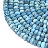 Dyed Natural Map Stone Beads Strands G-P575-A21-6x4mm-02-3