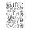 Custom Summer Theme PVC Plastic Clear Stamps DIY-WH0631-0082-6