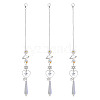 3Pcs Alloy Planet Star Hanging Ornaments HJEW-TA00368-1