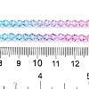 Gradient Color Baking Paint Glass Bead Strands LS-DGLA-A039-T2mm-A07-5