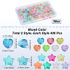 800Pcs 2 Styles Eco-Friendly Transparent Acrylic Beads TACR-SP0001-01A-2