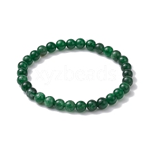 Natural Emerald Beaded Bracelets BJEW-JB10214-02