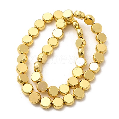 Electroplate Glass Beads Strands EGLA-F166-04C-G-1