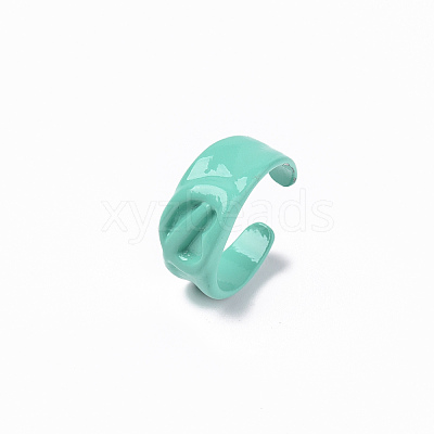 Spray Painted Alloy Cuff Rings RJEW-T011-34G-RS-1