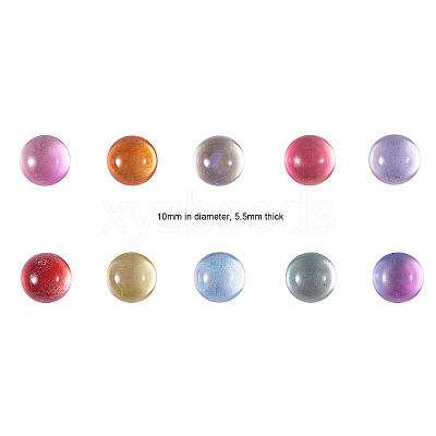 Czech Glass Cabochons GLAA-CJ0001-14-1