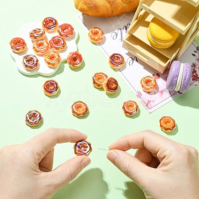 20Pcs 5 Colors Electroplate Transparent Resin Beads RESI-CJ0005-22-1