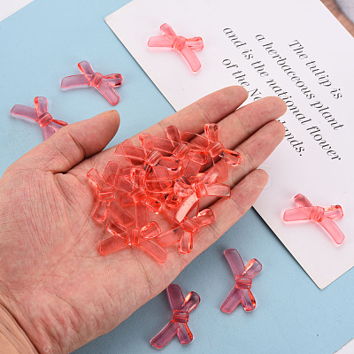 Transparent Acrylic Beads TACR-S154-55B-910-1