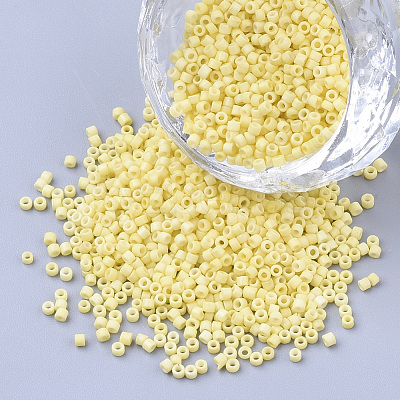 Baking Paint Cylinder Seed Beads SEED-Q036-02A-D17-1