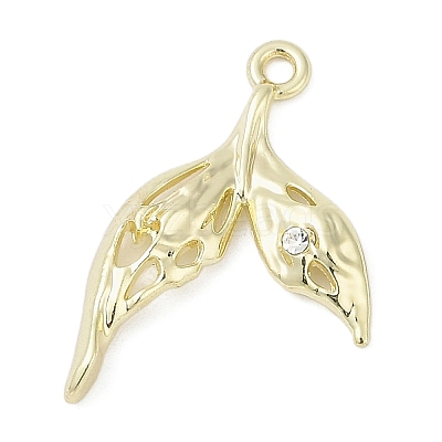 Alloy Pendants with Rhinestone PALLOY-R151-75G-1