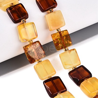 Natural Amber Beads Strands G-N371-15B-01-1