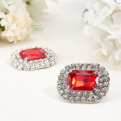 Alloy Rhinestone Shoe Decorations FIND-WH0126-417A-1