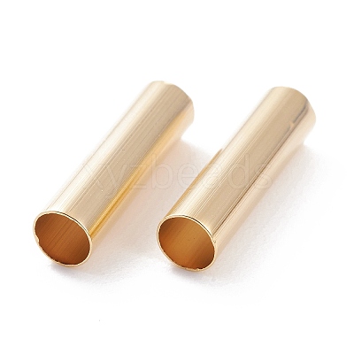 Brass Tube Beads X-KK-Y003-73A-G-1