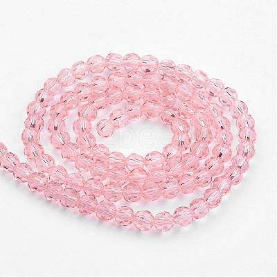 Transparent Glass Bead Strands GLAA-G013-8mm-87-1
