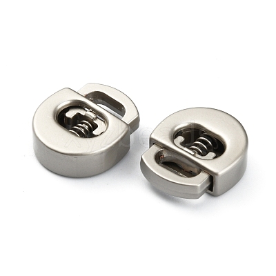 Alloy Spring Cord Locks FIND-WH0110-063MP-1