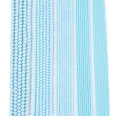 Opaque Solid Color Imitation Jade Glass Beads Strands EGLA-A044-P1mm-D06-1