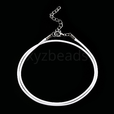 Waxed Cotton Cord Necklace Making MAK-YWC0001-01P-02-1