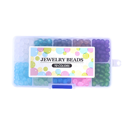 Transparent Glass Beads FGLA-X0001-03-8mm-1
