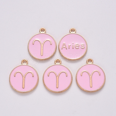 Alloy Enamel Pendants ENAM-S124-01B-09A-1