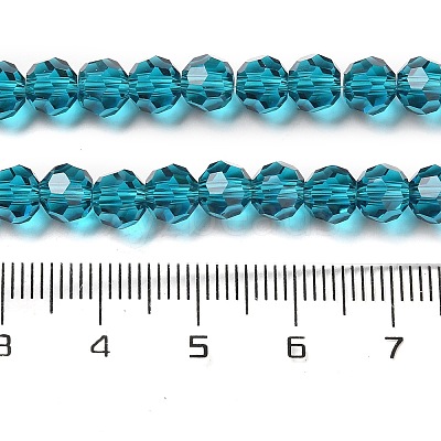 Transparent Glass Beads EGLA-A035-T6mm-D12-1