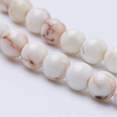 Natural Magnesite Bead Strands G-P286-10-3mm-1
