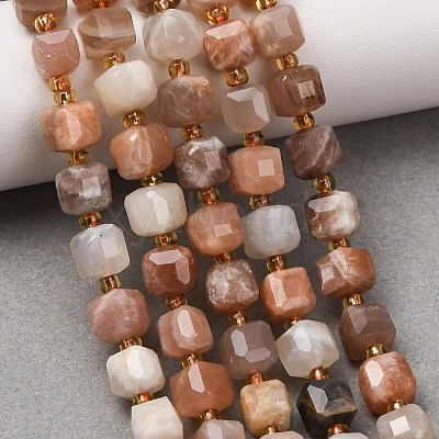 Natural Multi-Moonstone Beads Strands GG-CBAC972-A05-01-1
