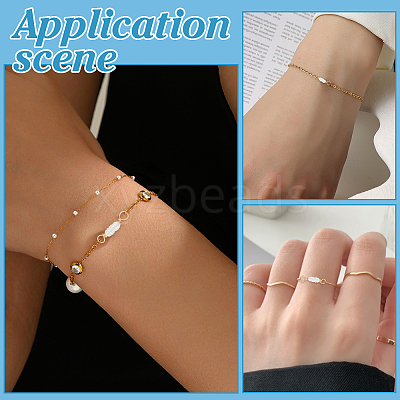 60Pcs Natural Cultured Freshwater Pearl Connector Charms PALLOY-ME00014-1