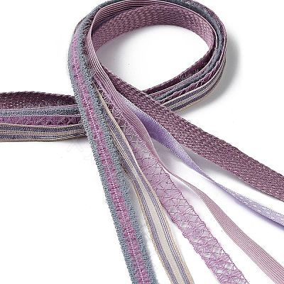 18 Yards 6 Styles Polyester Ribbon SRIB-C001-I01-1