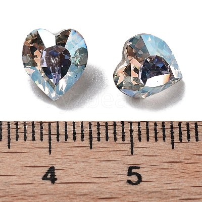 K9 Glass Rhinestone Cabochons GLAA-H034-02B-1
