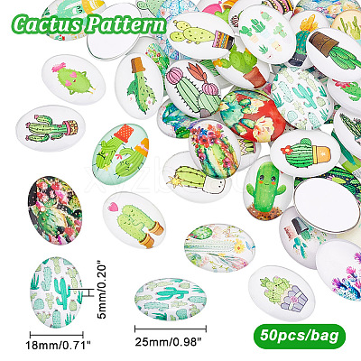 Glass Cabochons GLAA-PH0002-26A-1