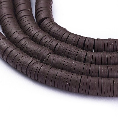 Handmade Polymer Clay Beads X-CLAY-R067-8.0mm-38-1