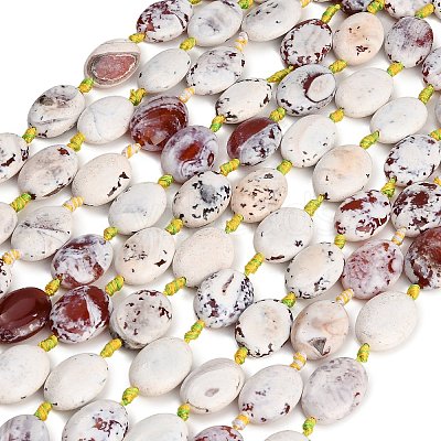 Natural Fire Crackle Agate Beads Strands GG-CBAE0EB-03B-1