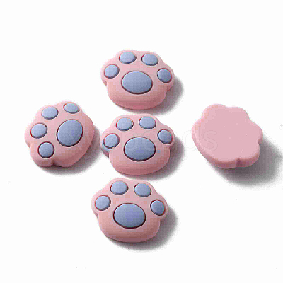 Opaque Resin Cabochons LS-RESI-WH0035-17A-1