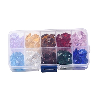 100Pcs Glass Sew on Rhinestone AJEW-H154-08F-1