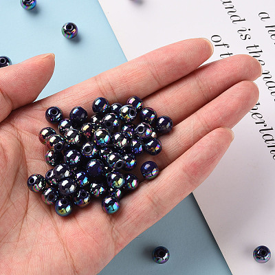 Opaque Acrylic Beads MACR-S370-D8mm-A19-1