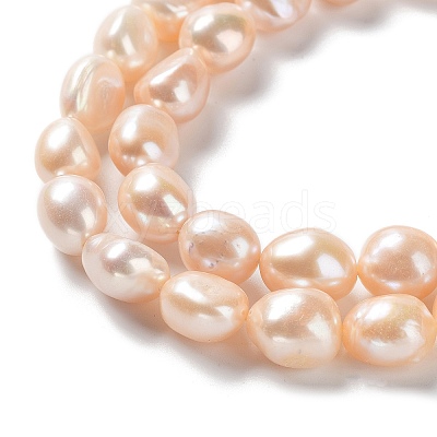 Natural Cultured Freshwater Pearl Beads Strands PEAR-Z002-27-1