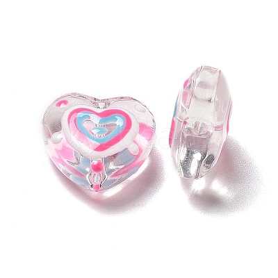Glass with Enamel Beads LAMP-M011-03A-1