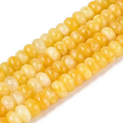 Natural White Jade Beads Strands G-Q613-01F-19-1