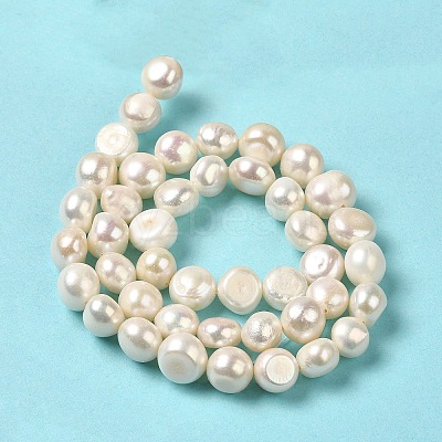 Natural Cultured Freshwater Pearl Beads Strands PEAR-E017-21-1