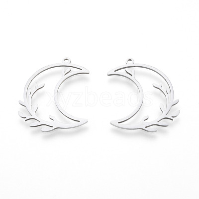 Non-Tarnish 201 Stainless Steel Pendants STAS-N090-LA989-1-1