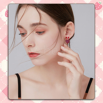 16Pcs 2 Colors Spary Painted Alloy Polyester Pendants FIND-SC0016-84-1