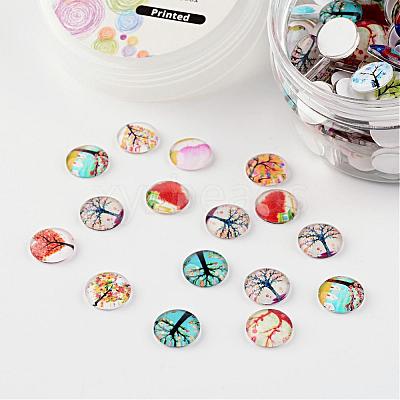 Glass Cabochons GGLA-JP0002-12-1