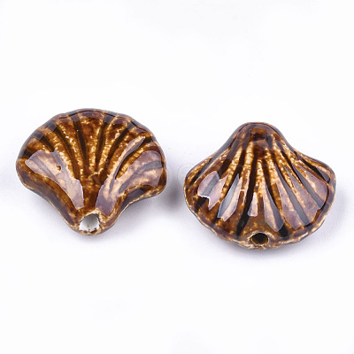 Handmade Porcelain Beads X-PORC-S498-36D-1