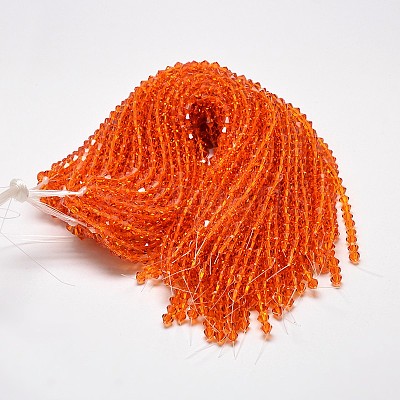 Transparent Glass Beads Strands EGLA-A039-T3mm-D11-1